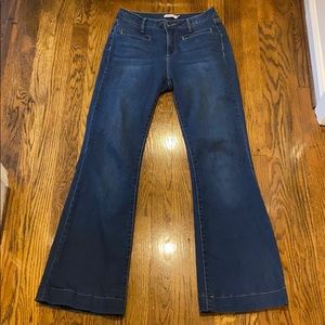 JUSTFAB Bootcut/Flare Size 26 Blue Jeans